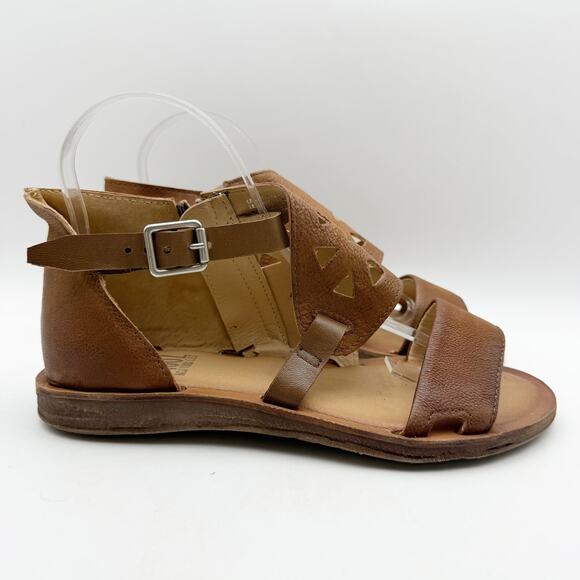 Miz Mooz Womens Frida Sandals EU 39 US 8.5-9 Brown Brandy Leather NIB - Picture 3 of 14